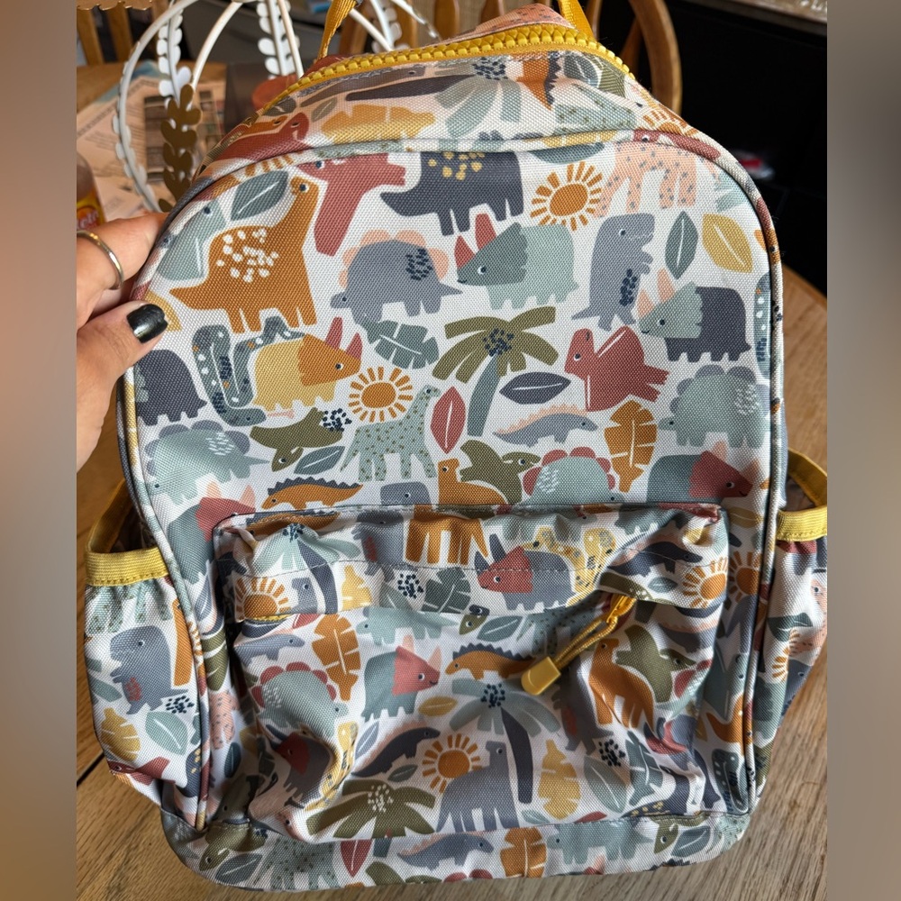 Crate & Barrel Kids Medium Dinosaur Backpack